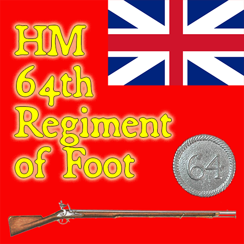 64th Rgt of Foot site mobile banner